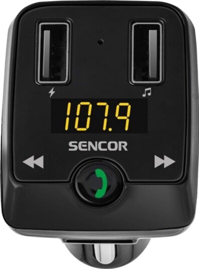Fm Sender Sencor Fm Sender Swm 3535 Bt Modulator Bt/Mp3 2X Usb Micro Tf/Sd Swm 3535 Bt