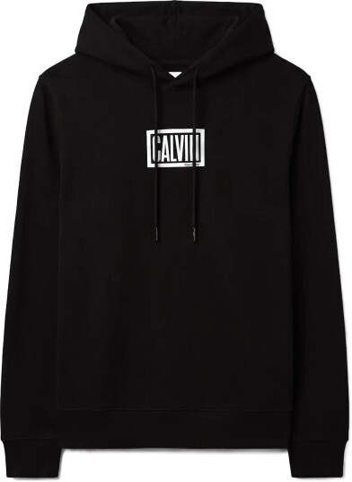 Calvin Klein Jeans Ls 350Terry Eu Clvin Box Logo Ho Black S