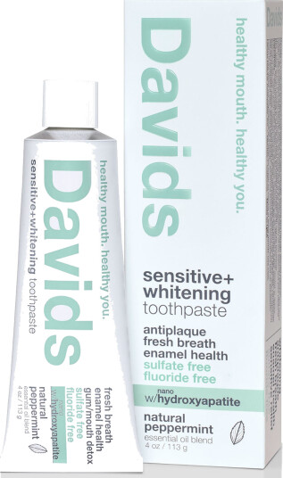 Davids Hydroxyapatit Tannkrem Sensitive + Whitening 113g Davids Hydroxyapatit Tannkrem Sensitive + Whitening 113g