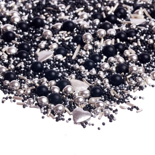 Happy Sprinkles Strøsselmiks Black Pearl 90g 