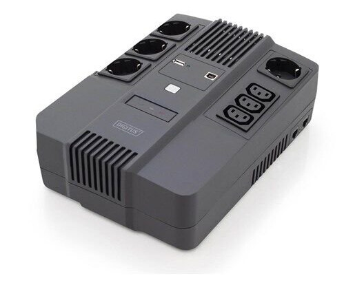 DIGITUS UPS Line-Interactive 800VA/480W AVR 4xSCHU