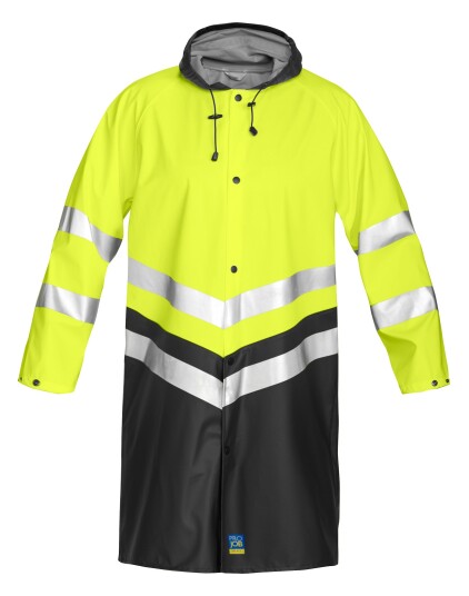 ProJob 6403 Regnjakke En Iso 20471 Kl 3 Yellow/Black XXL
