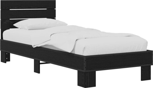  Sengestamme med hodegatt Svart eik 80 x 200 cm Konstruert tre