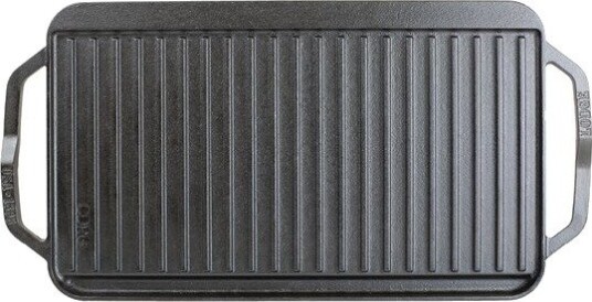 Lodge Cast Iron Chef Collection tosidig støpejernsplate 25x50 cm