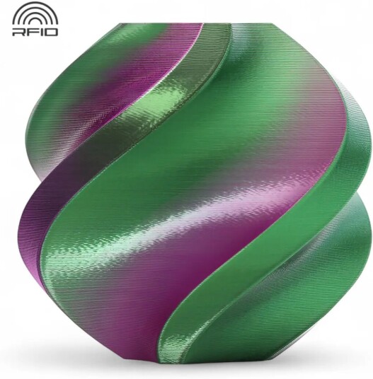 Bambu Lab Pla Silk Multi Color Mystic Magenta Green Purple