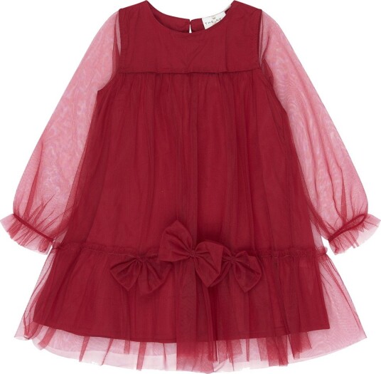 The New Kjole - Mesh - TnstYsabel - Rio Redd TN - The New - 1½ år (86) - Kjole Bordeaux Rød