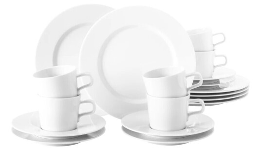 Seltmann Weiden No Limits kaffeservise 18 deler Hvit