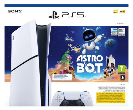 PlayStation 5 Slim Standard Edition AstroBot bundle