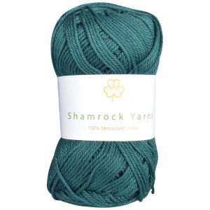 Shamrock Yarns Mercerisert Bomull 241 Petrolgrønn