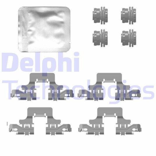 Tilbehørsett, skivebremse belegg DELPHI LX0776