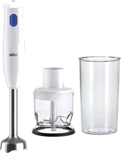 Braun MultiQuick 1 Stavmikser 450 W Hvit/Blå MQ10.201M Braun MultiQuick 1 Stavmikser 450 W Hvit/Blå MQ10.201M