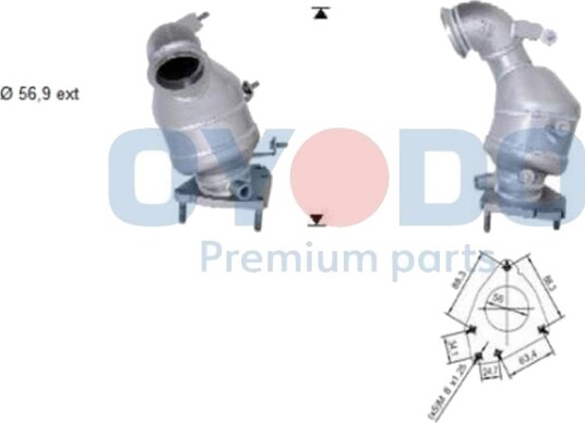 Katalysator Oyodo 20N0082 OYO