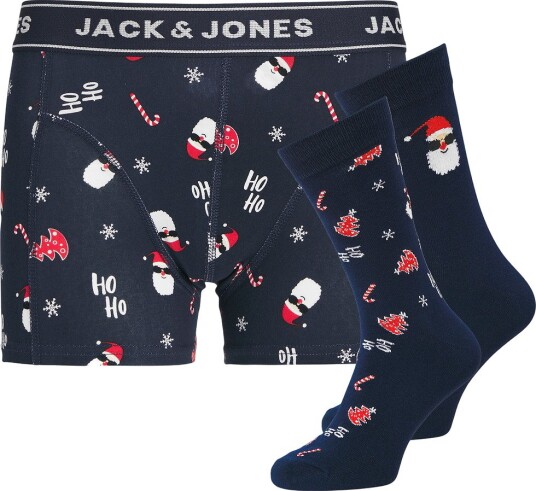 Jack & Jones Julesett med Boxer og Sokker - Julemotiv Sky Captain for Gutter 8-16 år Jack & Jones Julesett med Boxer og Sokker - Julemotiv Sky Captain for Gutter 8-16 år