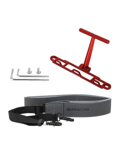 Sunnylife Mount with strap for DJI RC / RC 2 controller red ZJ764-R