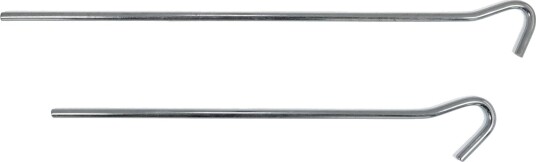Basicnature teltutstyr Teltplugg med Krok 20 cm