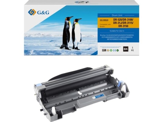 G&G G&G-Kompatibel Trommel Med Dr3100 Svart 25000S For Brother Hl-5240 5250Dn 5070Dn 5280Dw 5270Dn G&G G&G-Kompatibel Trommel Med Dr3100 Svart 25000S For Brother Hl-5240 5250Dn 5070Dn 5280Dw 5270Dn