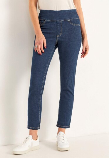 Superkomfortabel ankeljeans i denim Superkomfortabel ankeljeans i denim
