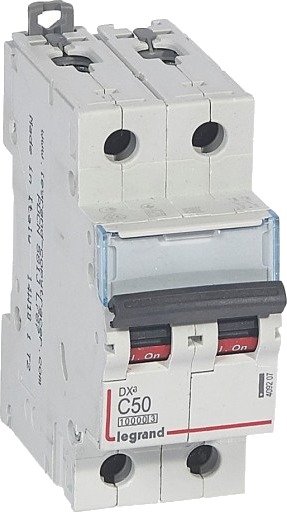 Legrand DX3 MCB automatsikring C50 2P 2M 10/16kA