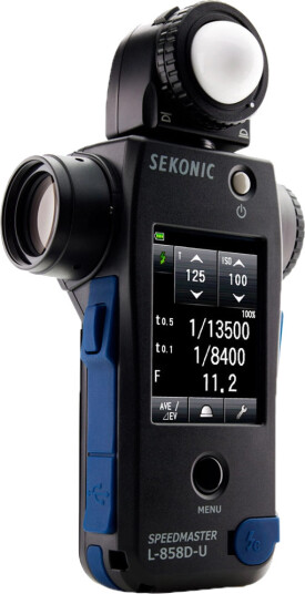 Sekonic L-858D Speedmaster Lysmåler Måler også HSS og Flash Duration Sekonic L-858D Speedmaster Lysmåler Måler også HSS og Flash Duration