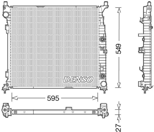 Radiator DENSO DRM17055