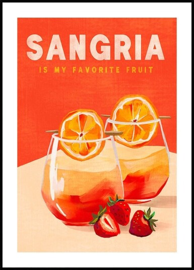 Sangria Plakat / 100x150cm