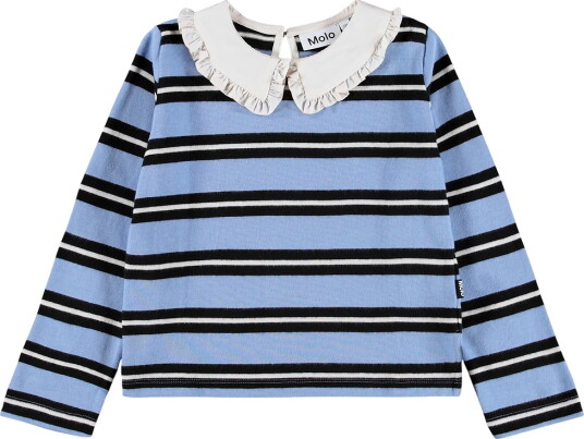 Molo Genser Rama Topas Stripe Molo 8 år (128) Genser Brun Hvit Lyseblå Svart Molo Genser Rama Topas Stripe Molo 8 år (128) Genser Brun Hvit Lyseblå Svart