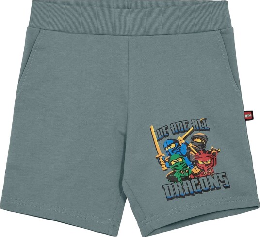 LEGO® Ninjago Shorts   LwPasi 303   Lysegrønn m. Trykk   LEGO® Wear   7 år (122)   Shorts