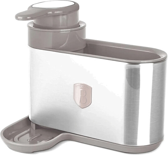 Berlingerhaus Soap Dispenser Matt Taupe Grey 15.8X12.7X17.8CM Berlingerhaus Soap Dispenser Matt Taupe Grey 15.8X12.7X17.8CM