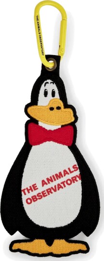 THE ANIMALS OBSERVATORY Plaice Pinguin Accessories Keychain   Black   ONE SIZE