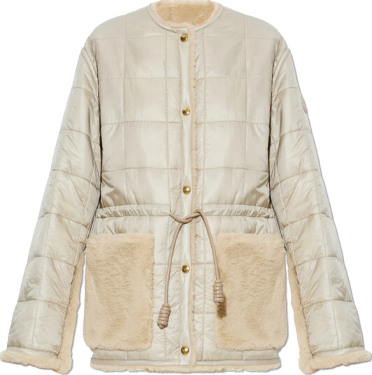 Moncler Dame Jakker Beige L,