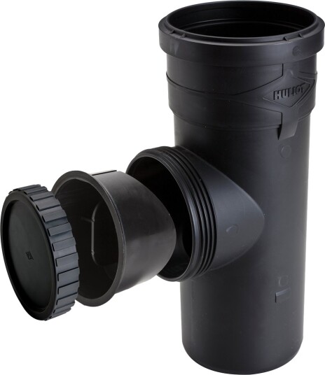 Huliot Ultra Silent Inspeksjonsrør M/muffe Ø75 Huliot Ultra Silent Inspeksjonsrør M/muffe Ø75