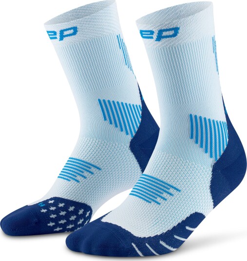 CEP Women"s Run Socks Mid Cut 5.0 Ice/blue 34-37 CEP Women"s Run Socks Mid Cut 5.0 Ice/blue 34-37