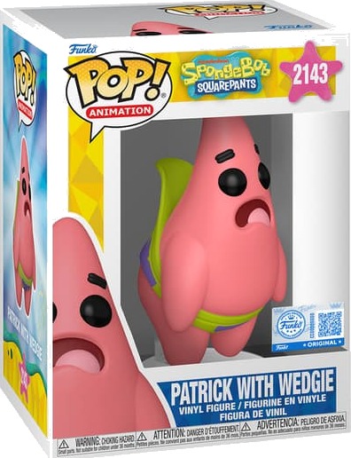 Funko POP! Spongebob Squarepants Patrick W/Wedgie Figur