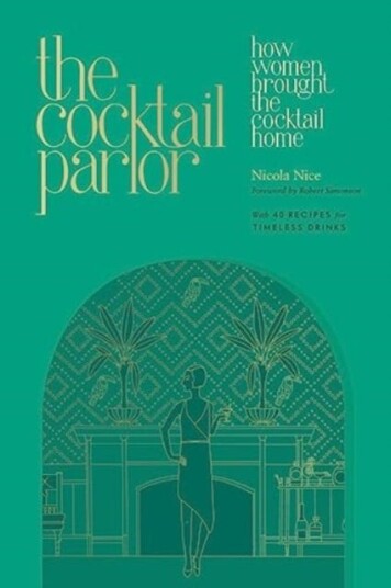 The Cocktail Parlor How Women Brought the Cocktail Home