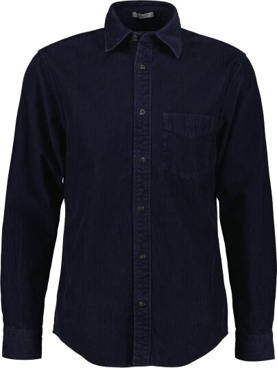 Gant Reg Gmnt Dyed Cord Shirt   Navy   S