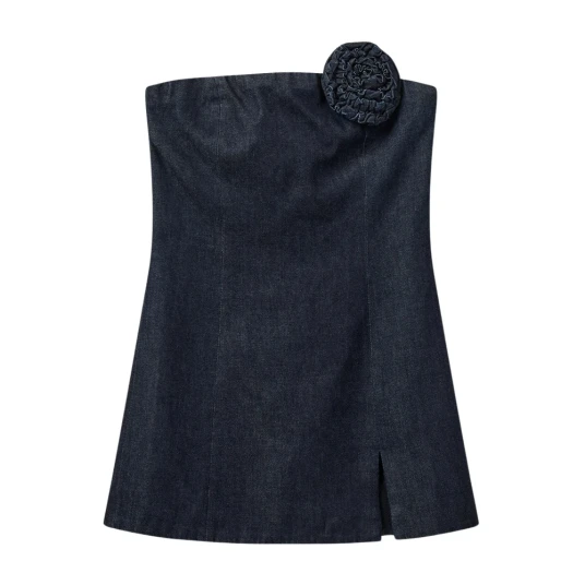 The Garment Dame Topper Blå S The Garment Dame Topper Blå S
