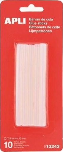 Apli Apli Limstift 7,5 Mm X 100 Mm Gjennomsiktig 10 Stk 13243