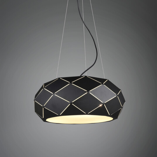 Trio Lighting Zandor takpendel 3 lys - Svart
