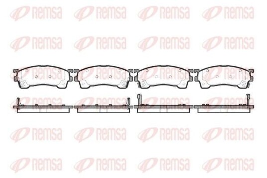 Bremseklosser REMSA 0415.04 Bremseklosser REMSA 0415.04