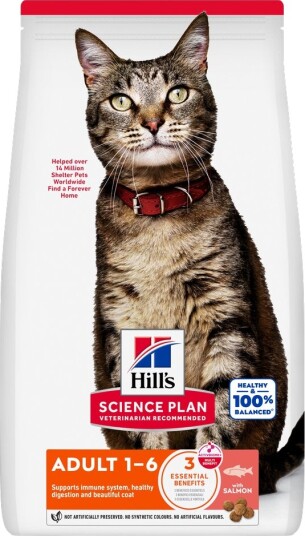 Hill'S Science Plan Tørrfôr Science Plan Adult 1 6 Laks Sparepakke 2 X 3 kg