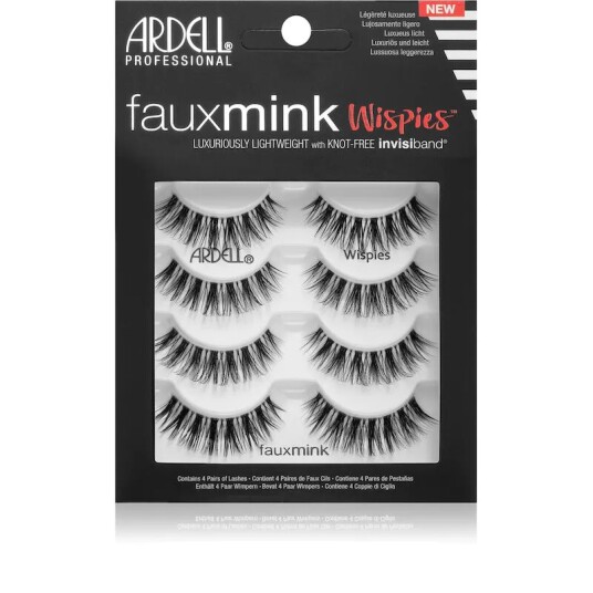 Ardell Faux Mink Wispies 4 par Falske øyevipper Ardell Faux Mink Wispies 4 par Falske øyevipper