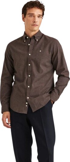 Morris Watts Flannel Shirt Brown