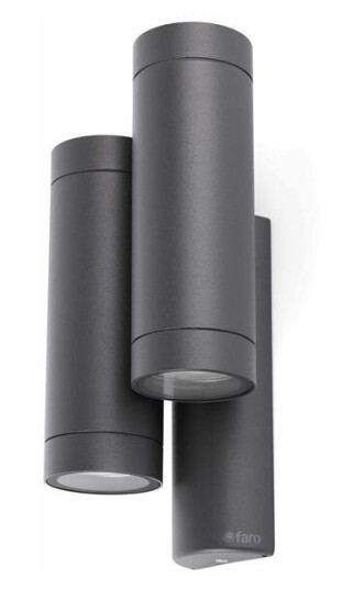 Faro STEPS 4L Dobbel Utendørs Vegglampe Grå Faro STEPS 4L Dobbel Utendørs Vegglampe Grå