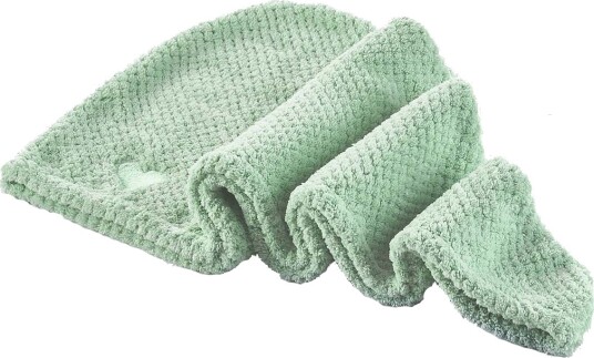 Yuaia Haircare Microfiber Hair Turban Green Yuaia Haircare Microfiber Hair Turban Green