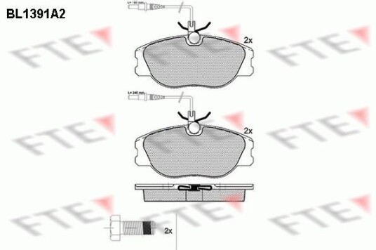 Bremseklosser FTE 9010165
