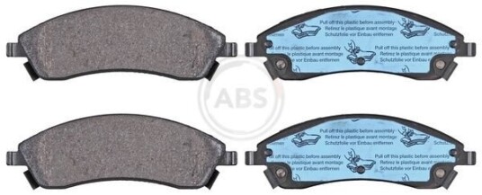 Bremseklosser sett A.B.S. 37570 Bremseklosser sett A.B.S. 37570