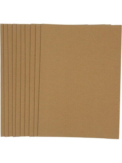 Creativ Company Ribbed Cardboard Color 120gr 10 Sheets