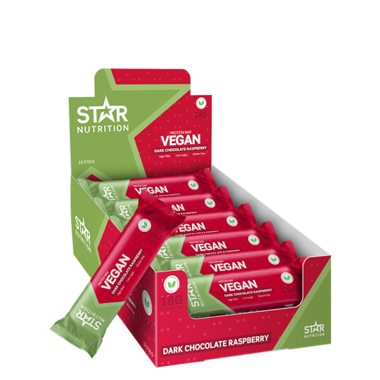 12 x Star Nutrition Vegan Protein bar, 55 g 12 x Star Nutrition Vegan Protein bar, 55 g
