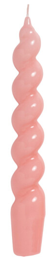 Hay Spiral candle lys 19 cm mørk rose