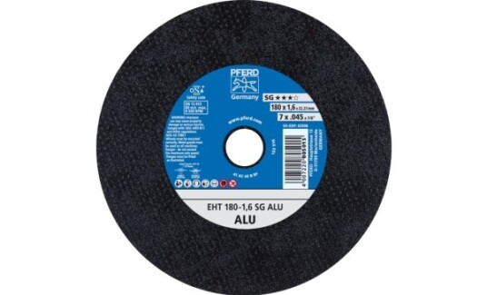 Pferd Eht 180-1,6 Sg Alu, Ikke-Jernholdig Metall, Aluminium, Pferd, 2,22 Cm, 18 Cm, 8500 Rpm, 25 Stykker